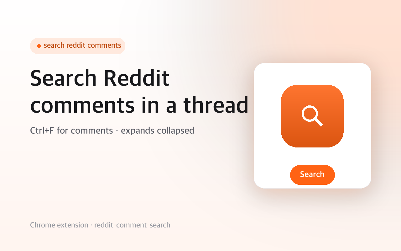 Search Reddit Comments - In-Thread Find screenshot 1