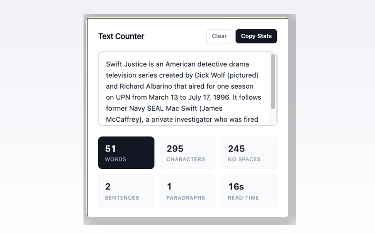 Text Counter screenshot 1